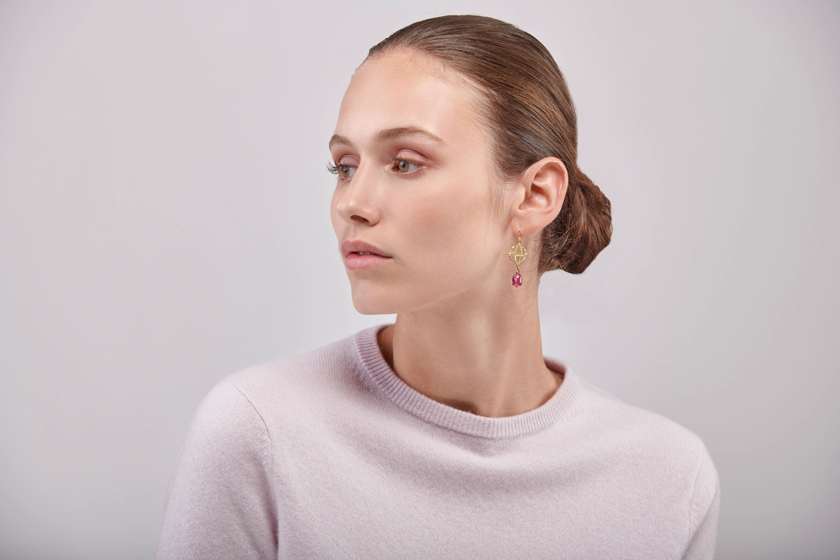 Tourmaline Astrolabe Earringns