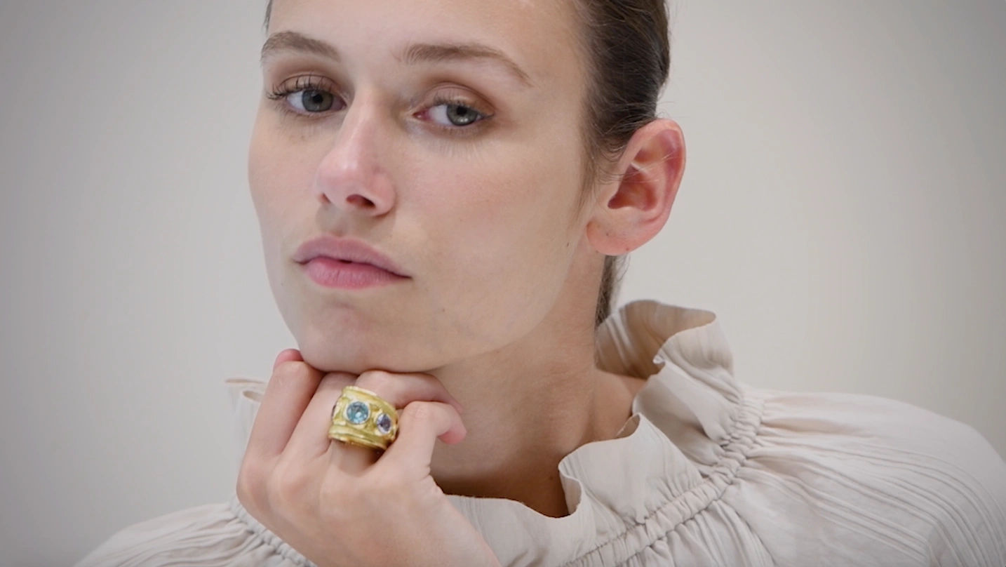 Athénée Large Ring by Hélène Courtaigne Delalande