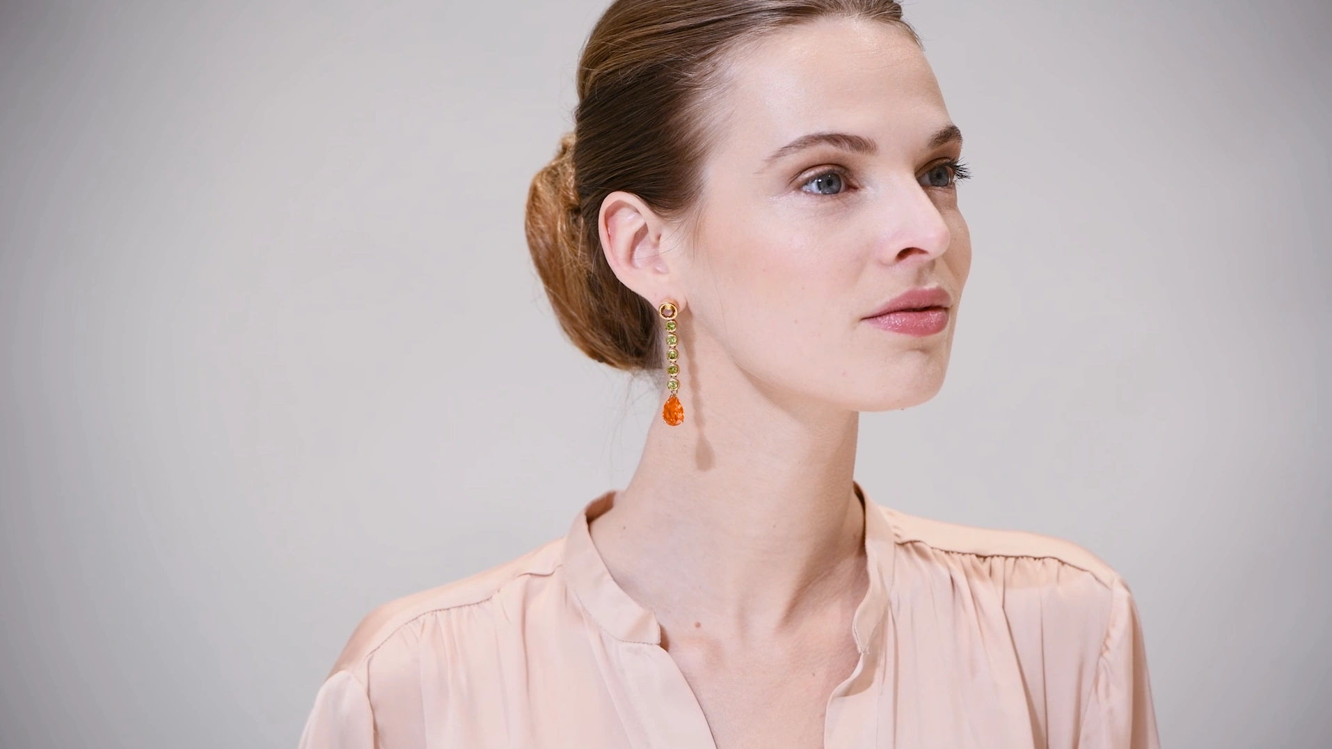 Citrouille Earrings by Laurent de Chavagnac