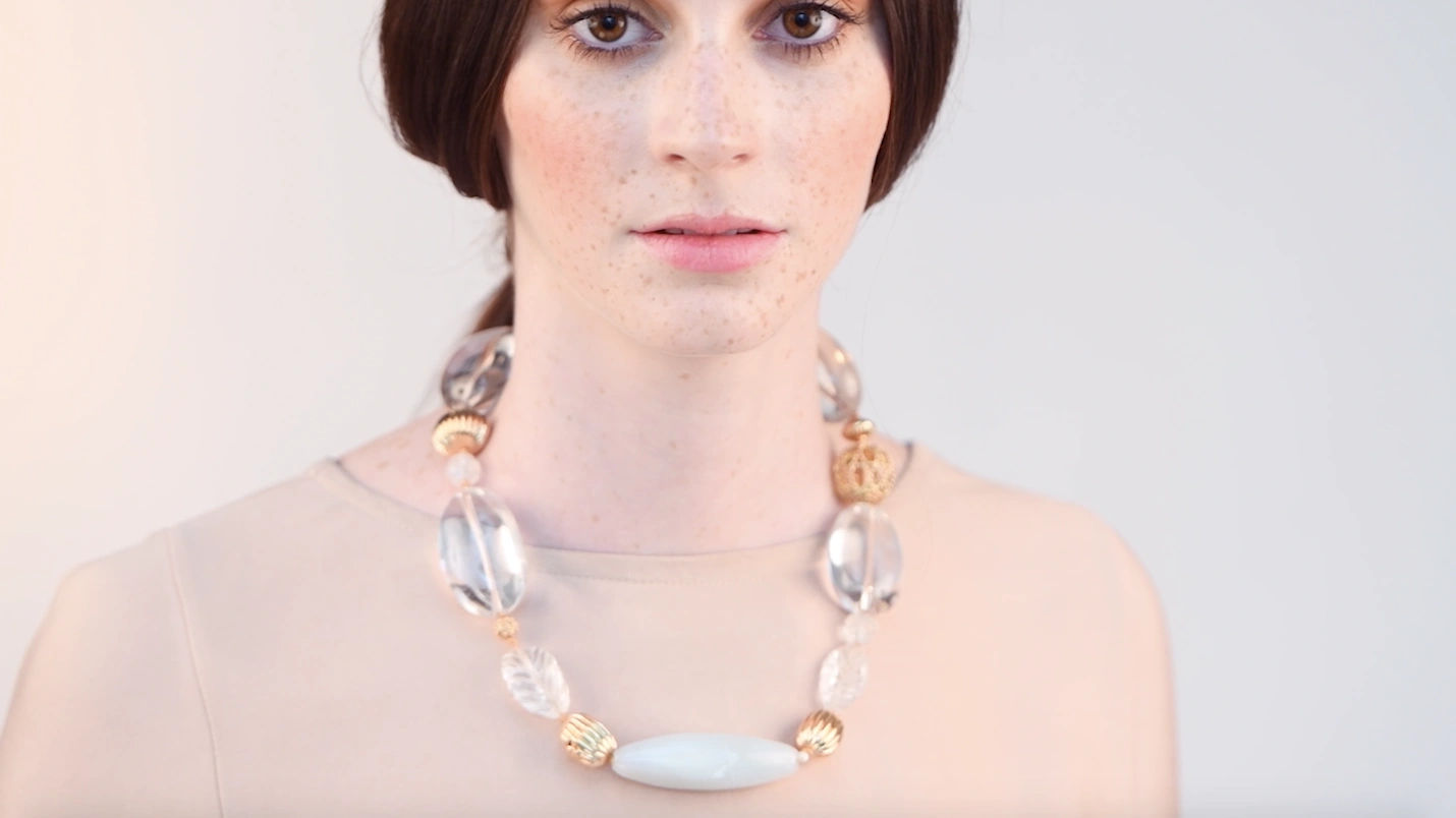 Marahani Rose Gold Necklace by Daymard
