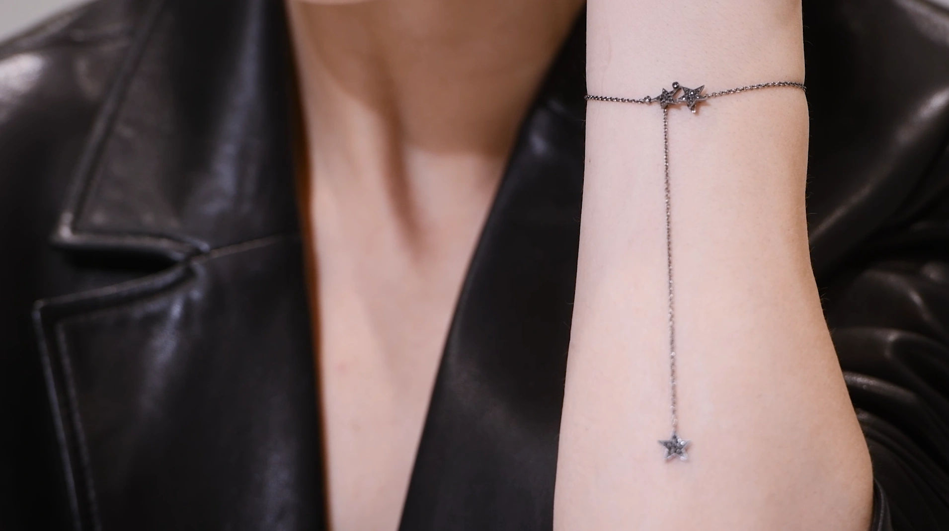 Make a Wish Adjustable Black Bracelet by Morphee Joaillerie