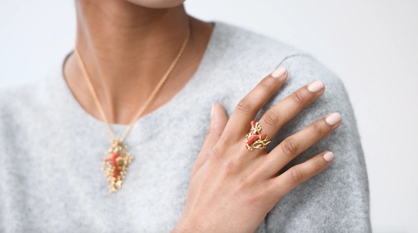 Oceanide Ring by Michèle Baschet