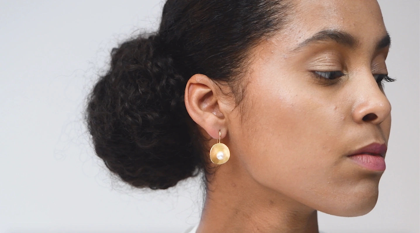 Perle de Rosée Earrings by Michèle Baschet