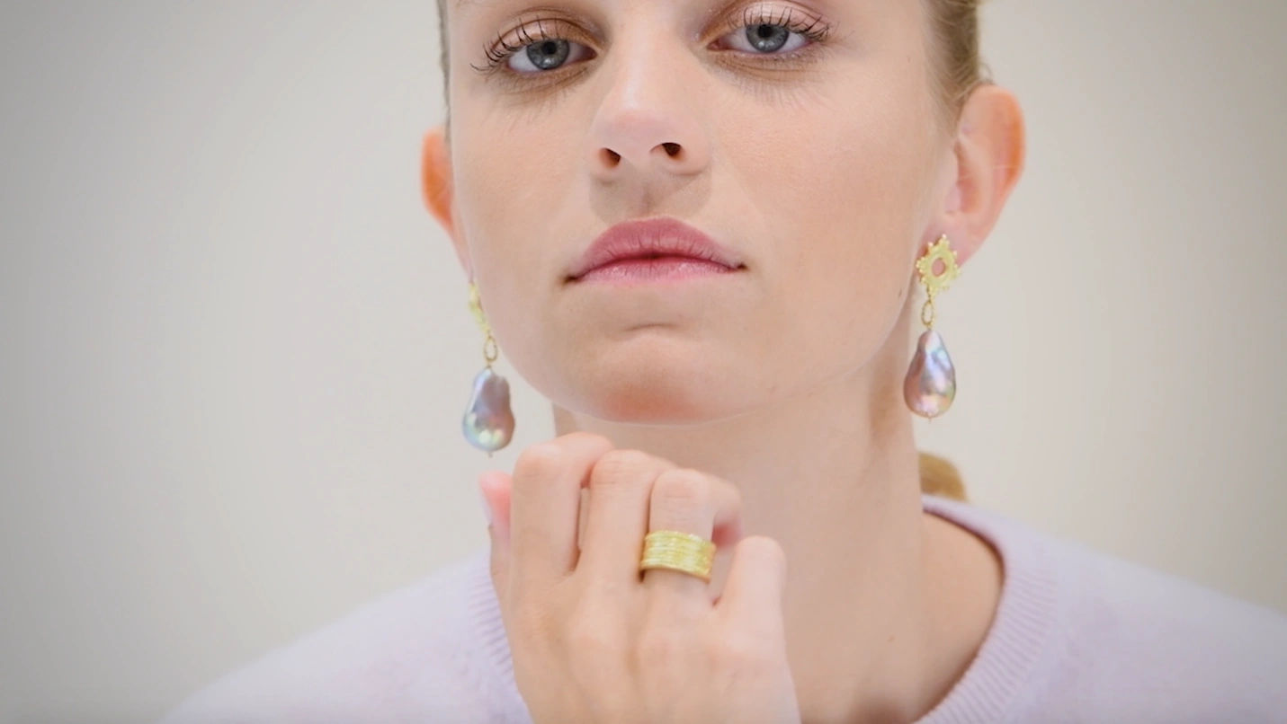 Talisman Earrings by Hélène Courtaigne Delalande