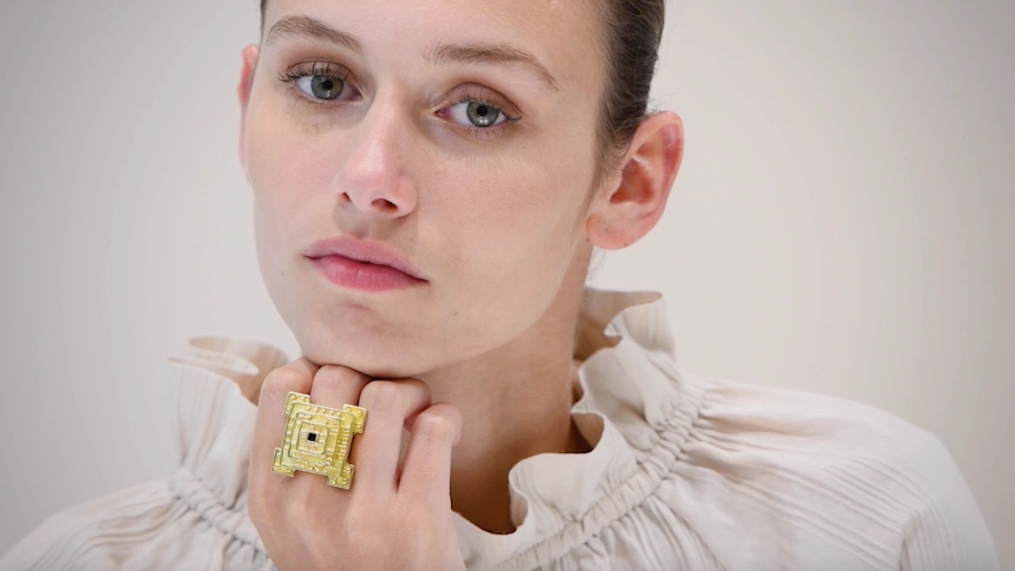 Tikal Ring by Hélène Courtaigne Delalande