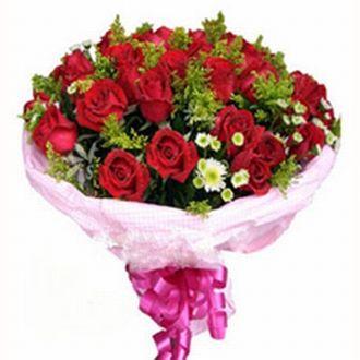 60 Red Roses Bunch