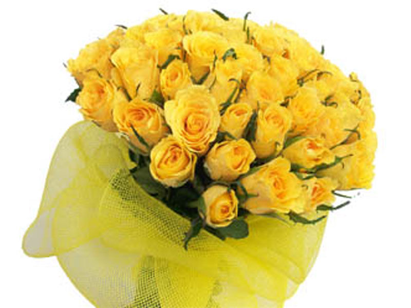 30 Yellow Roses Bunch