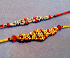 Colorful Set 2 Rakhis C1888