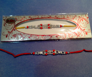 Red Stone Rakhi C1870