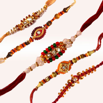 5 Set Rakhis C1853