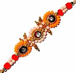 Multi Color Stone Rakhi C1852