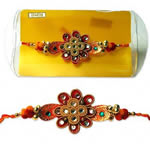 Zari Rakhi for Brother C1851