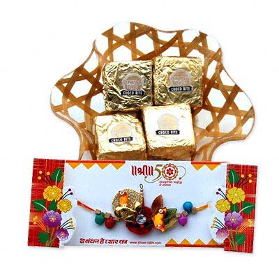 Affectionate Wish Rakhi with Sweets