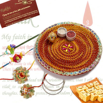 Complete Basic Rakhi Thali C1116