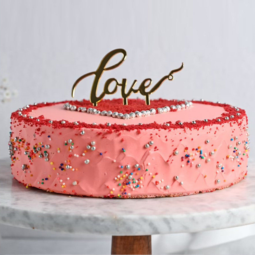 Red Velvet Love Cake