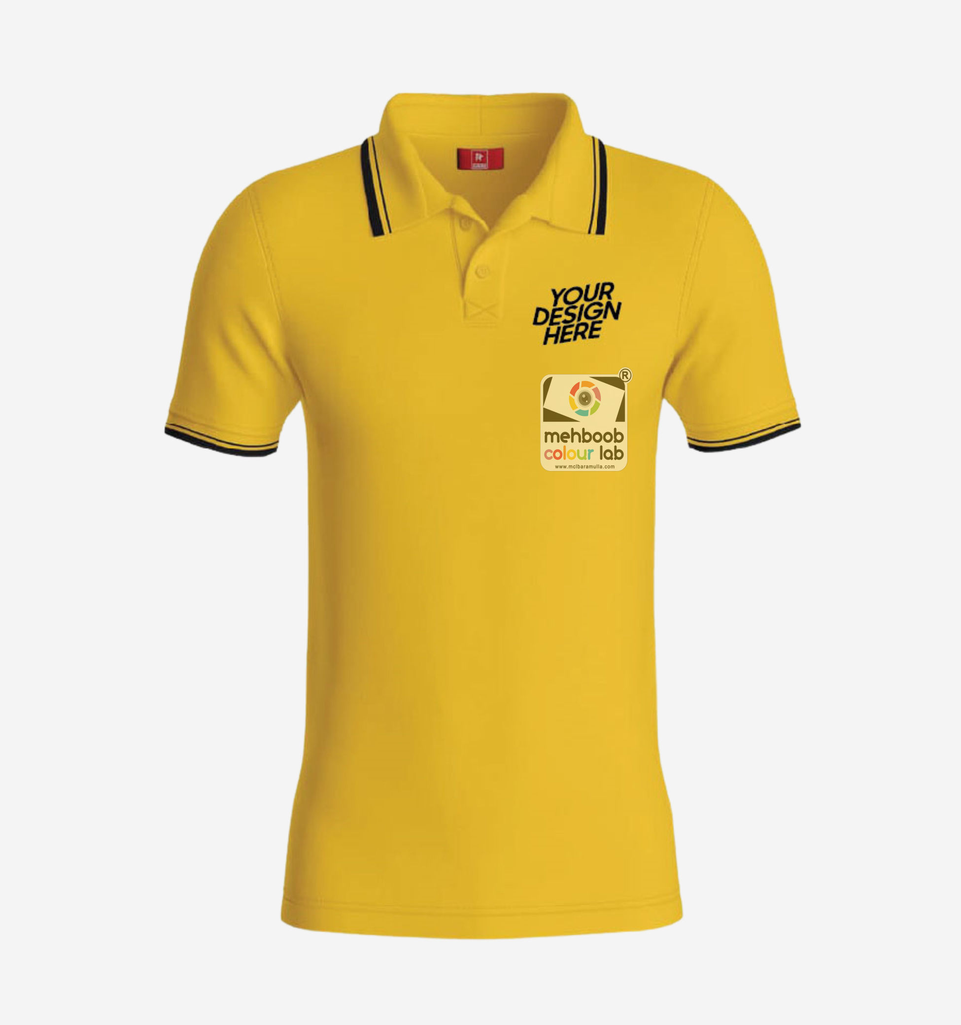 Collar Sun Mark Polo T-Shirt