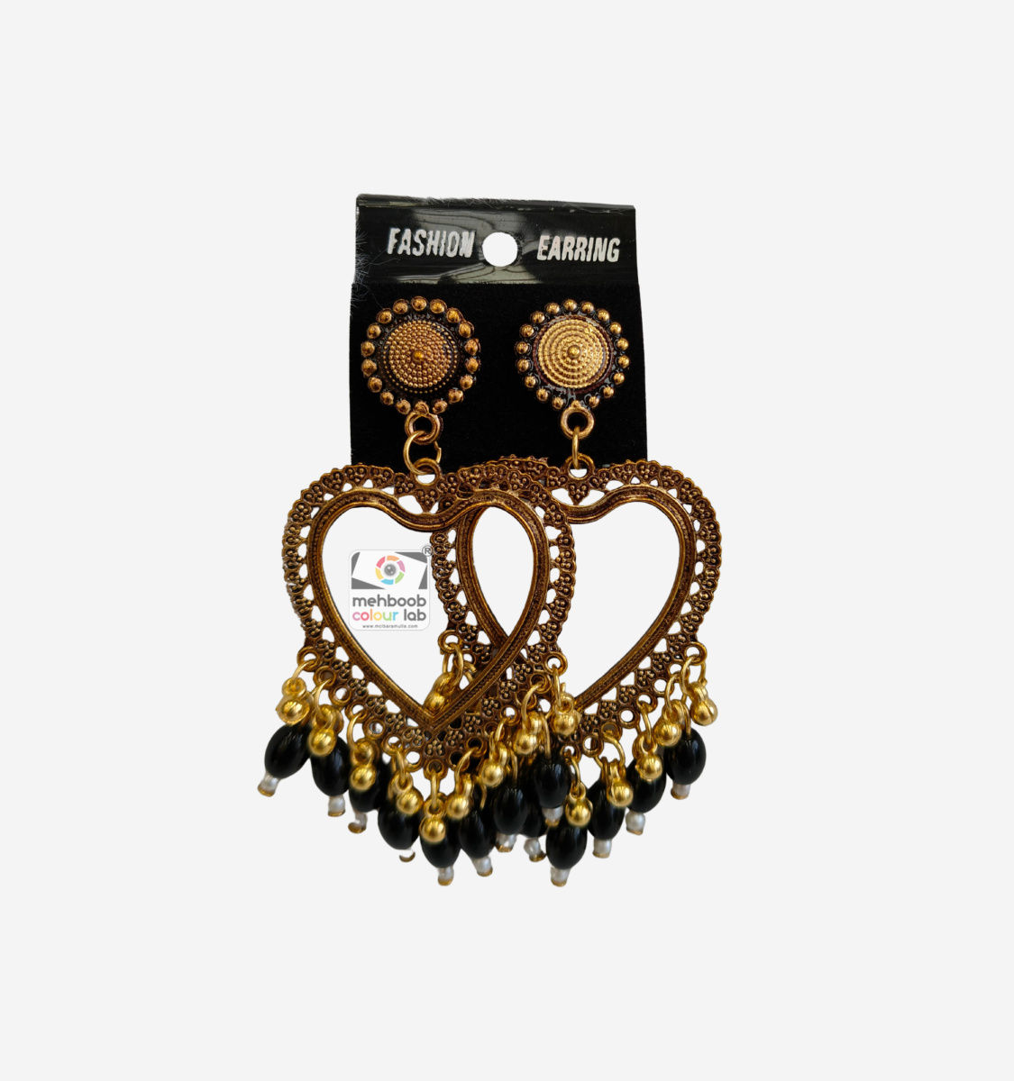 Jhumka With Moti Resin-G