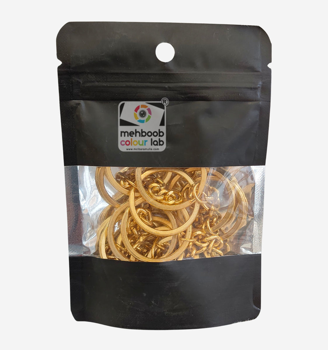 Key Chain Gold Pack 12 Resin