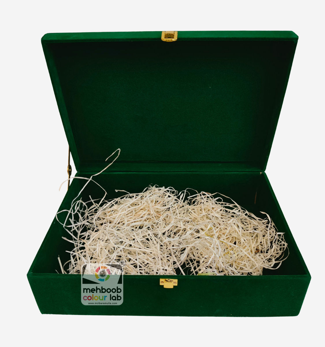 Green Velvet Empty Box