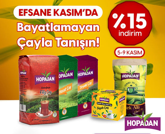 Hopadan Çay “Efsane Kasım” Kampanyası