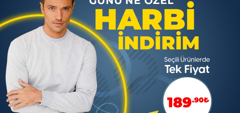 Erkekler Gününe Özel Harbi İndirim