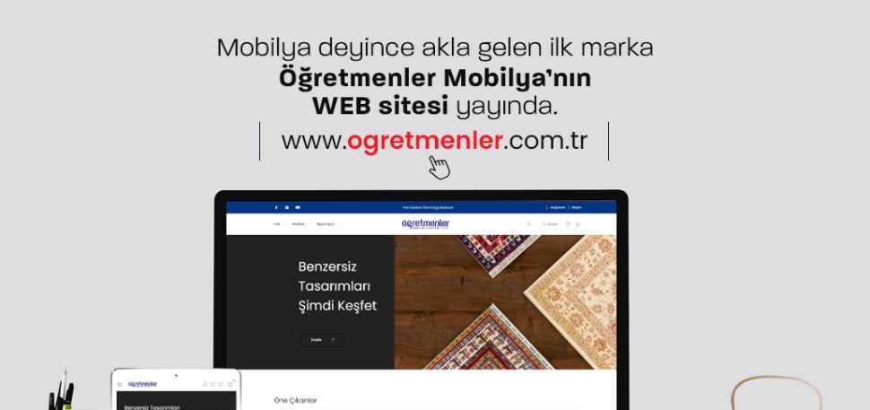 Öğretmenler Mobilya Web Sitesi Tasarım ve Yazılım