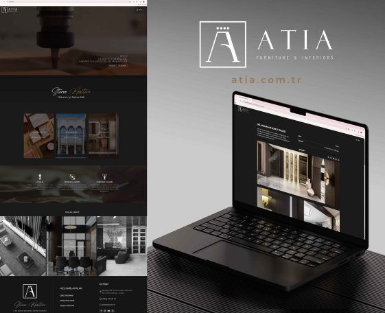 Atia Interiors İçin Modern Bir Dijital Kimlik Olu ...
