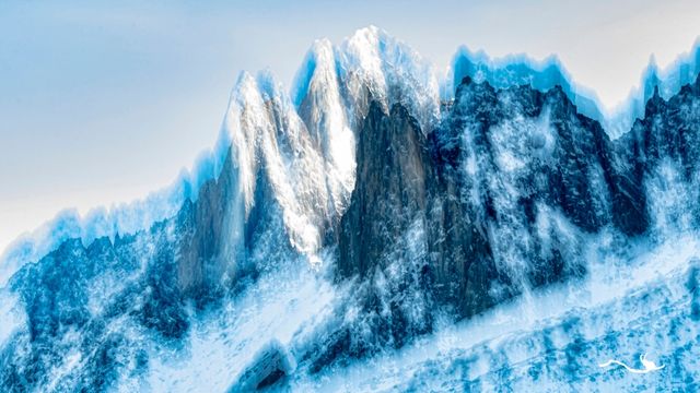 La dans des cimes de glace - En direction des Aiguilles de la république