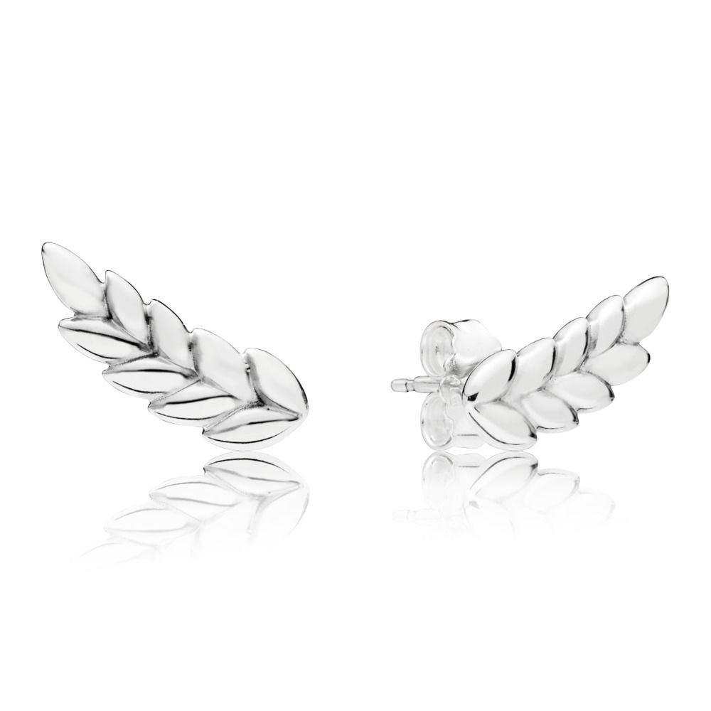 Pandora Curved Grains Stud Earrings 297730 Free Shipping To Any Address ...