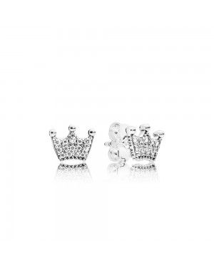 Pandora Enchanted Crowns Stud Earrings 297127CZ