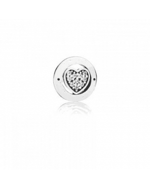 Pandora Signature Heart Petite Locket Char 797048CZ