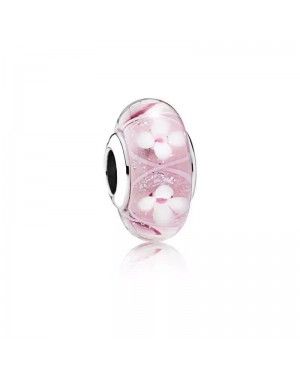 Pandora Pink Bloom Murano Glass Charm 791665