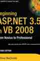 Beginning ASP.NET 3.5 in VB 2008, 2nd Edition