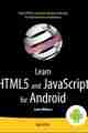 Learn HTML5 and JavaScript for Android
