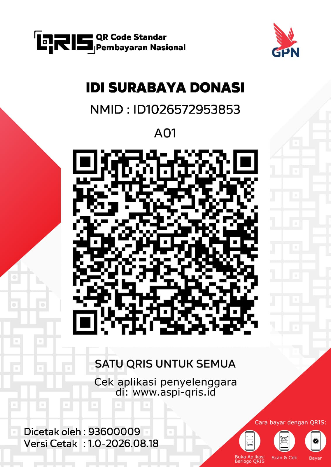 QRIS Donasi IDI Cabang Surabaya