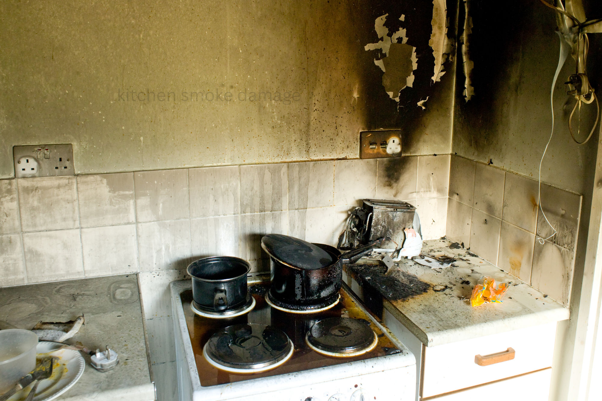 kitchen Smoke Damage 