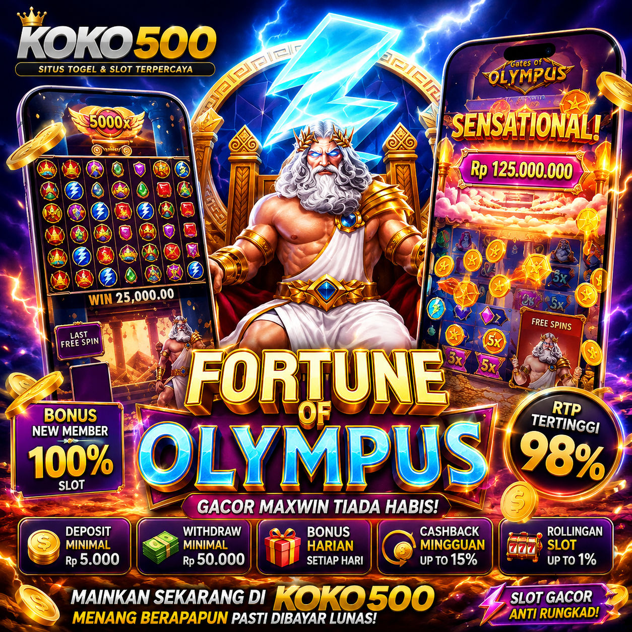 KOKO500⚜️Koko Pik Kumpul Disini Cobain Dan Gabung