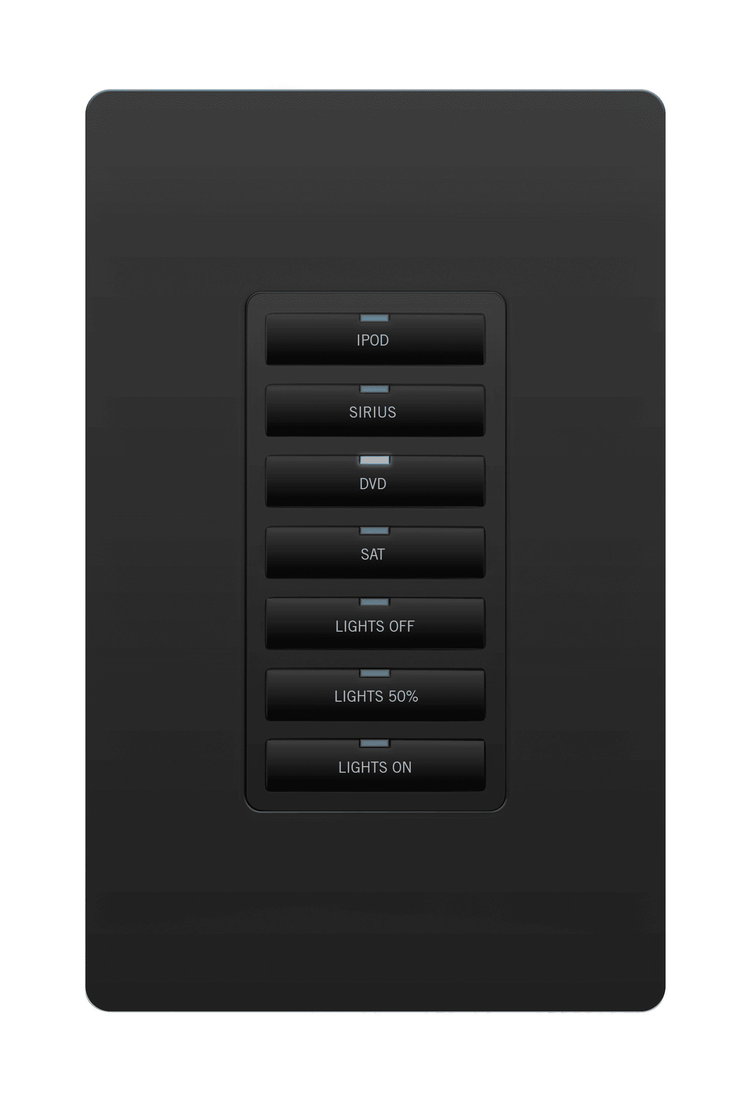 AMX HPX-U400-R-MET-7E | HPX-U400-R-MET-7E: 7-Tasten Metreau Ethernet Keypad (Ramp Mount)