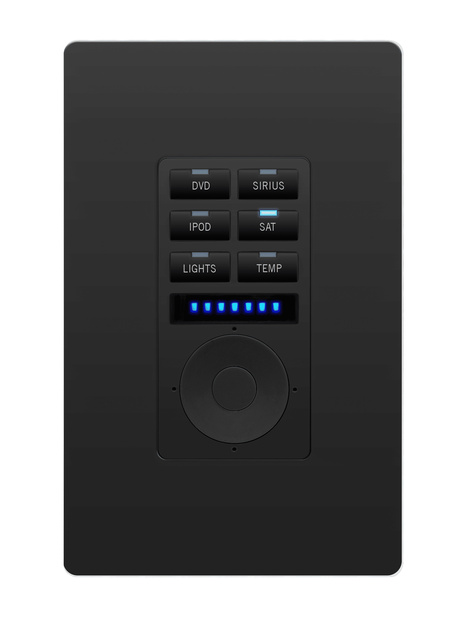AMX HPX-U400-R-MET-6NE | HPX-U400-R-MET-6NE: 6-Tasten Metreau Ethernet Keypad (Ramp Mount)