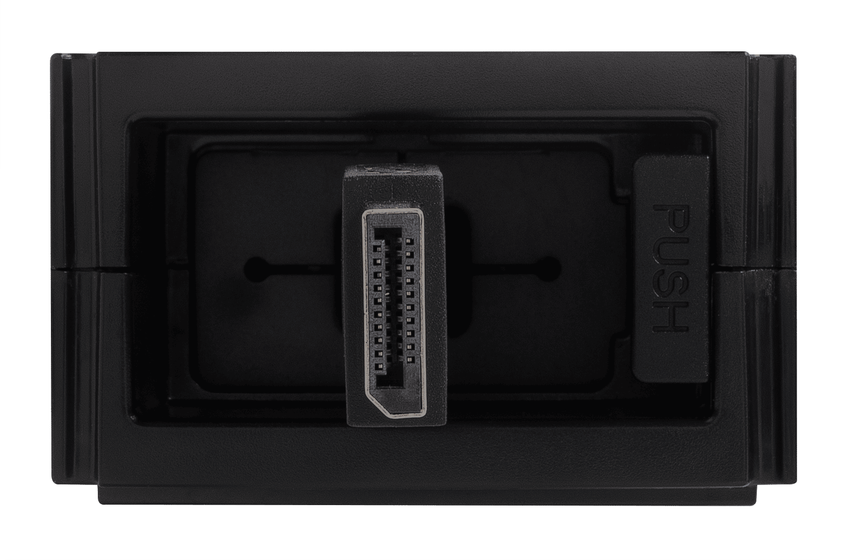 AMX HPX-AV102A-MDP-R | HPX-AV102A-MDP-R: 4K60 Mini DisplayPort Modul mit Kabelrückzug (Retractor)