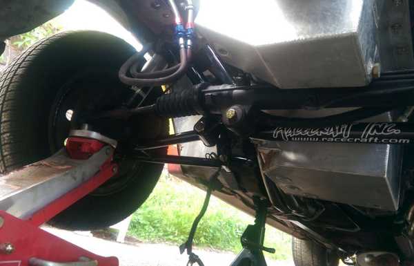 Oil pan wouldn’t fit with original k-member as advertised. Racecraft k-member installed. Oil pan wouldn’t fit with original k-member as advertised. Racecraft k-member installed.