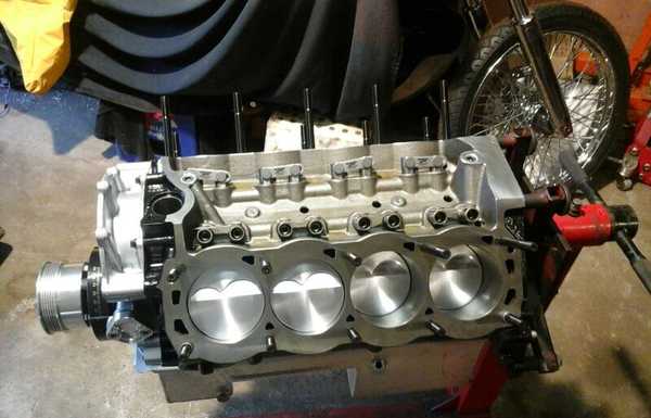 369 Dart Shortblock -
RPM 4340 Forged Steel 3.400 Crankshaft - INTERNAL RPM 4340 Forged Steel H Beam 5.400 Connecting Rods With ARP 2000 Rod Bolts
Wiseco 2618 Forged Pistons (Flat, Inline-AFR, 185, 58cc) 4.155
Wiseco GFX Ring Pacakge
Clevite 77 H Main Bearings
Clevite77 H Rod Bearings
Fel-Pro 1 Piece 369 Dart Shortblock -
RPM 4340 Forged Steel 3.400 Crankshaft - INTERNAL RPM 4340 Forged Steel H Beam 5.400 Connecting Rods With ARP 2000 Rod Bolts
Wiseco 2618 Forged Pistons (Flat, Inline-AFR, 185, 58cc) 4.155
Wiseco GFX Ring Pacakge
Clevite 77 H Main Bearings
Clevite77 H Rod Bearings
Fel-Pro 1 Piece