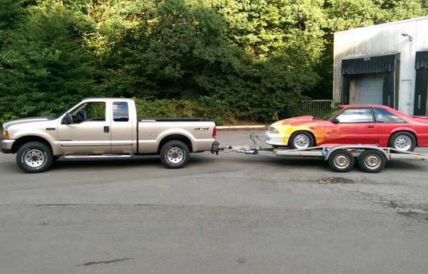 My most hated ZF-6 7.3 (no) Powerstroke pulling the car. Sold an awesome 2G Cummins to have a manual transmission. Could not wait to sell this truck. My most hated ZF-6 7.3 (no) Powerstroke pulling the car. Sold an awesome 2G Cummins to have a manual transmission. Could not wait to sell this truck.