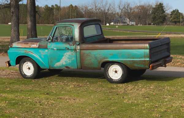 1964 Ford f100 223 i6 3 on the tree