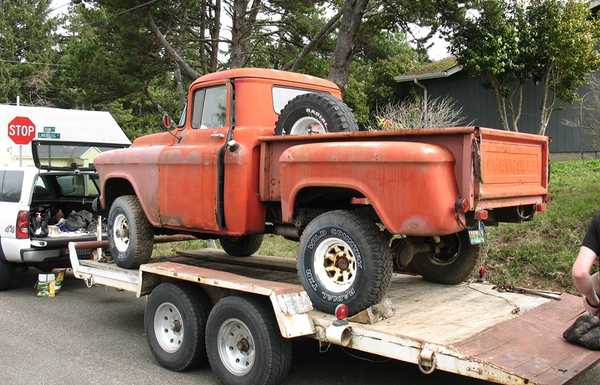 1957 Chevrolet 3100 pickup - with the Napco 4x4 conversion