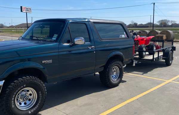 1995 ford bronco xlt, 5.8L v8