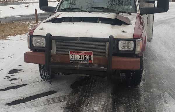 1991 Toyota 1 ton dually, Mercedes OM617 turbo diesel