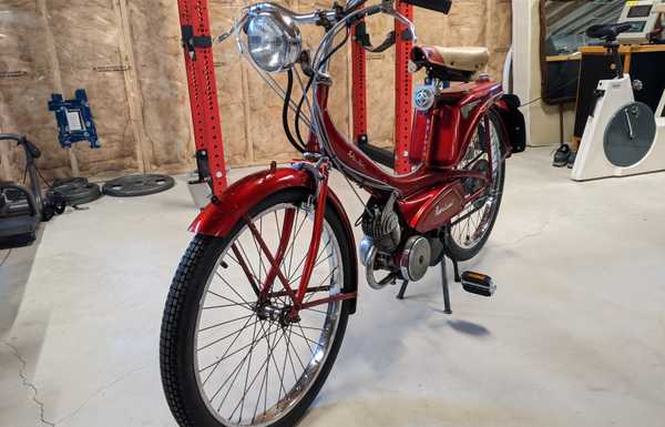 1965-ish Raleigh RM6 Runabout Deluxe Moped