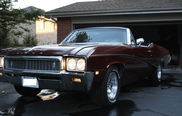 1968 Buick Skylark Convertible, Buick 350-4