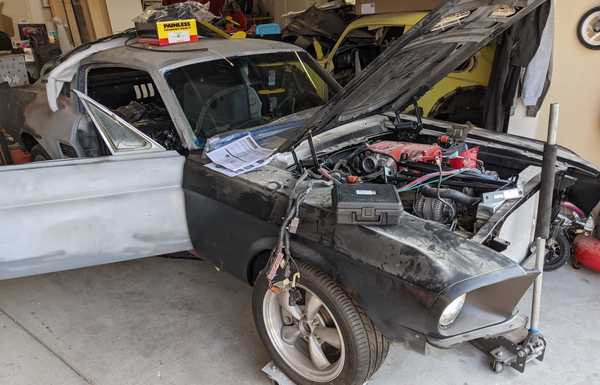 hang the doors, drivetrain from a '89 fox mustang